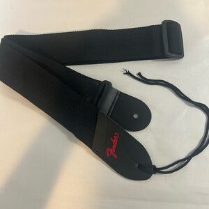 Fender Black Guitar Strap with Classic Design